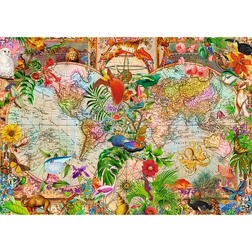 Puzzle - 1000 Premium Plus - Tea Time: Ancient World Map Trefl 12077