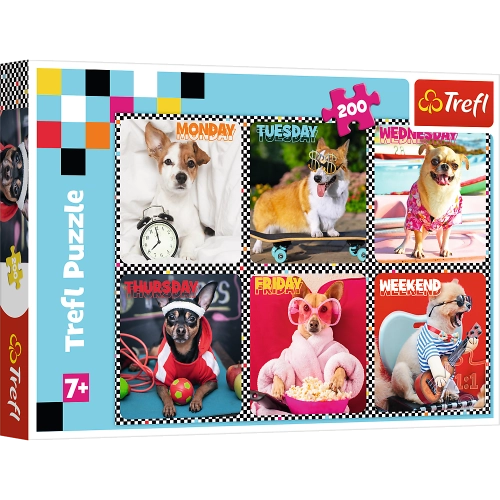 Puzzle - 200 - Happy dogs - Trefl 13279