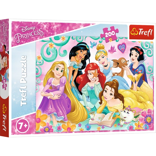 Puzzle - 200 - Joyful world of princesses - Disney Princess Trefl 13268