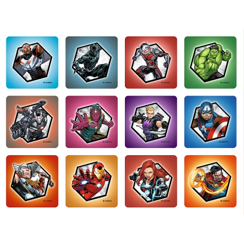 Puzzle - 2in1 + memos Heroes in action Marvel The Avengers Trefl 93333