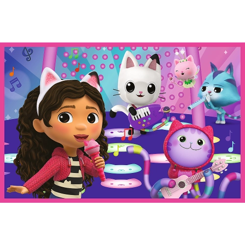 Puzzle - 2x24 - Fun with Gabby - Universal Gabbys Dollhouse Trefl 34433