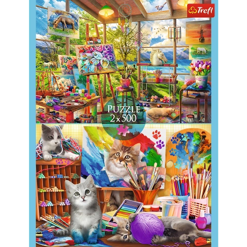 Puzzle - 2x500 - Art of painting FSC Mix 70% 37530