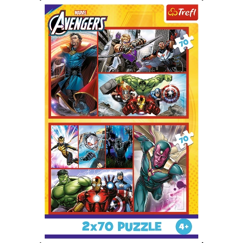 Puzzle - 2x70 - Become a Hero Trefl 34439
