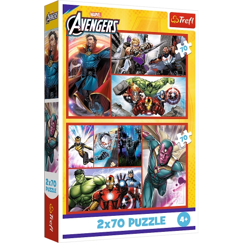 Puzzle - 2x70 - Become a Hero Trefl 34439