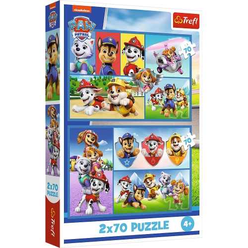 Puzzle - 2x70 - Paw Patrol rules Trefl 34441