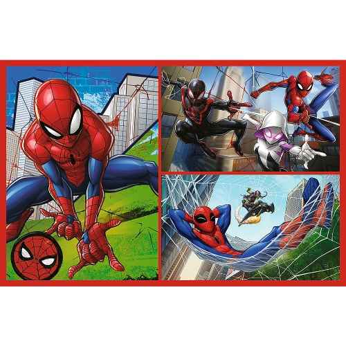 Puzzle - 2x70 - Spider Stories - Disney Marvel Spiderman Trefl 34443
