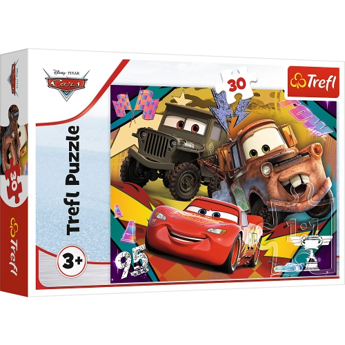 Puzzle - 30 - Speeding cars - Disney Cars 3 18293