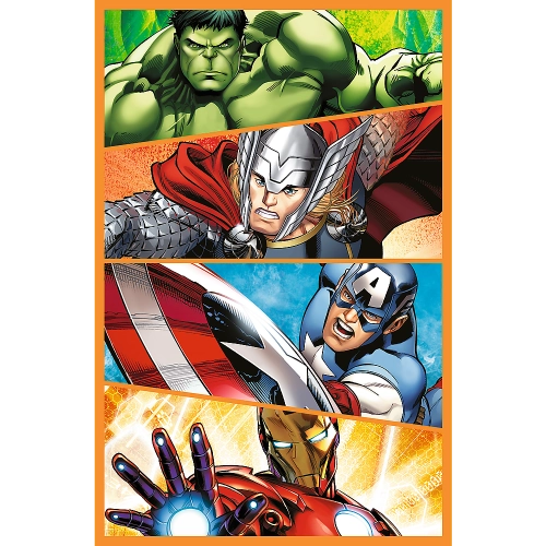 Puzzle - 3x80 - Days full of action - Disney Marvel The Avengers Trefl 34883