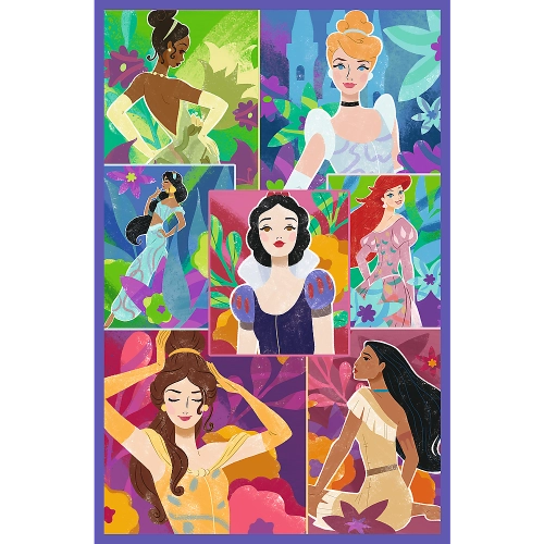 Puzzle - 3x80 - Princess friends - Disney Princess Trefl 34884