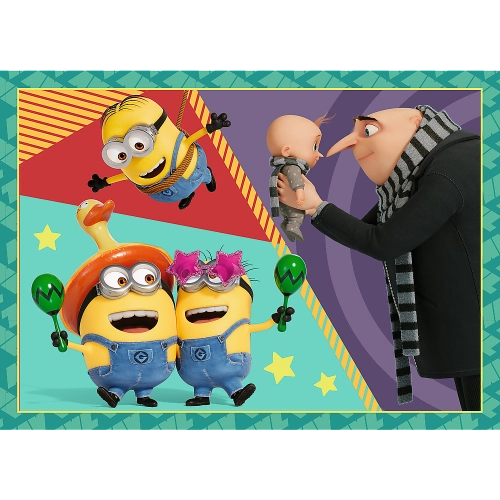 Puzzle - 4 in 1 - Crazy Minions Trefl 34648