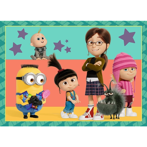 Puzzle - 4 in 1 - Crazy Minions Trefl 34648