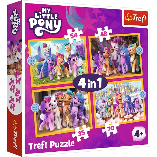 Puzzle - 4in1 - Meet the Pony My Little Pony Trefl 34624
