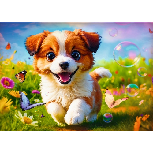 Puzzle - 500 - Happy Dog Trefl 37524