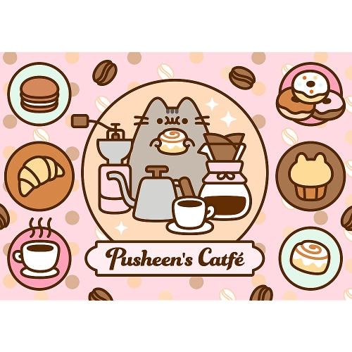 Puzzle - 500 - Pusheen in the cafe Trefl 37528
