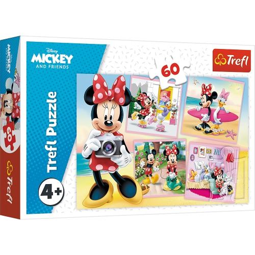 Puzzle - 60 - Lovely Minnie - Disney Minnie Trefl 17360