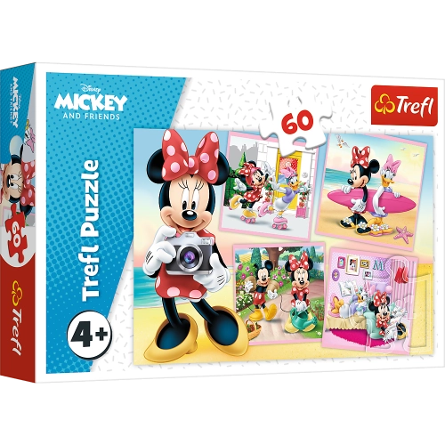 Puzzle - 60 - Lovely Minnie - Disney Minnie Trefl 17360