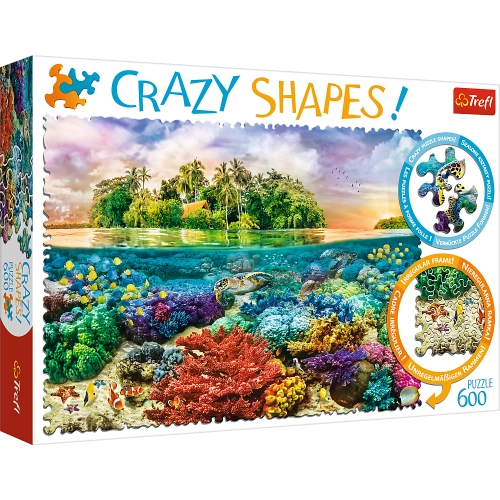 Puzzle - 600 Crazy Shapes - Tropical Island 11113