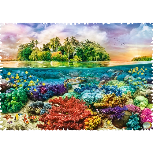 Puzzle - 600 Crazy Shapes - Tropical Island 11113