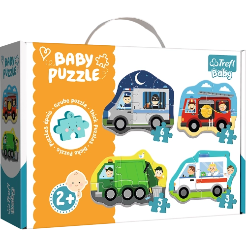 Puzzle - Baby Classic - Vehicles and competitions / Trefl Baby 36071