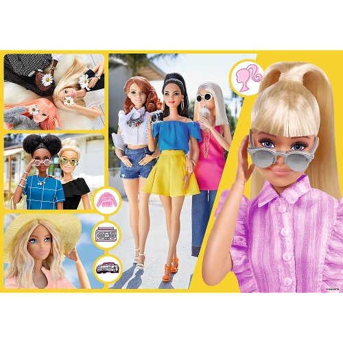 Puzzle - "100 Glitter" - Glitter Barbie Trefl 14830