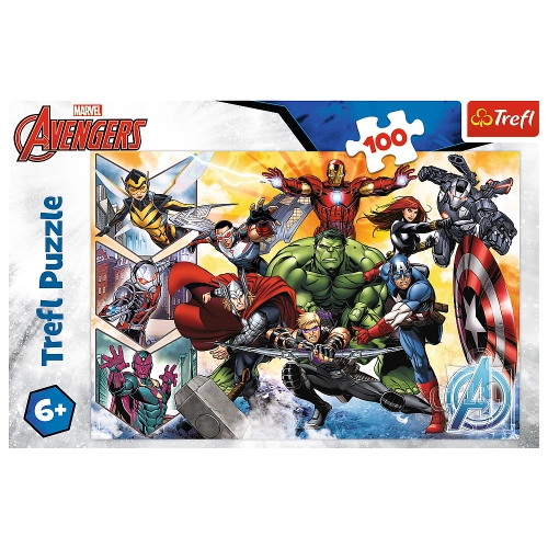 Puzzle - "100" - Avengers Power Trefl 16431