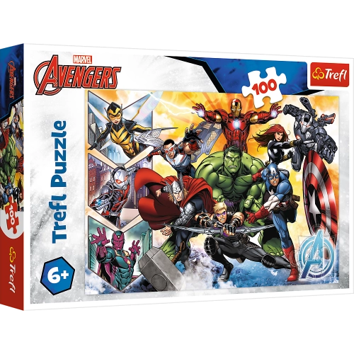 Puzzle - "100" - Avengers Power Trefl 16431