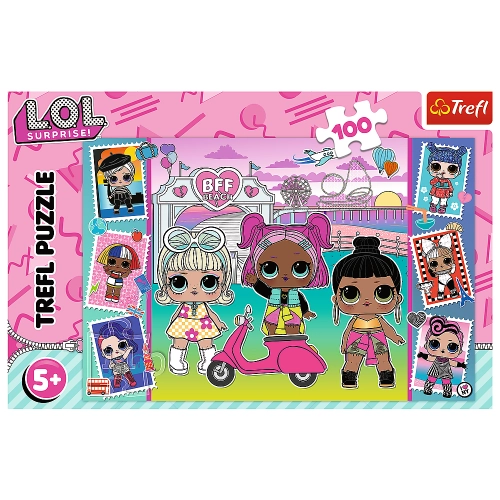 Puzzle - "100" - LOL Dolls Photos Trefl 16443