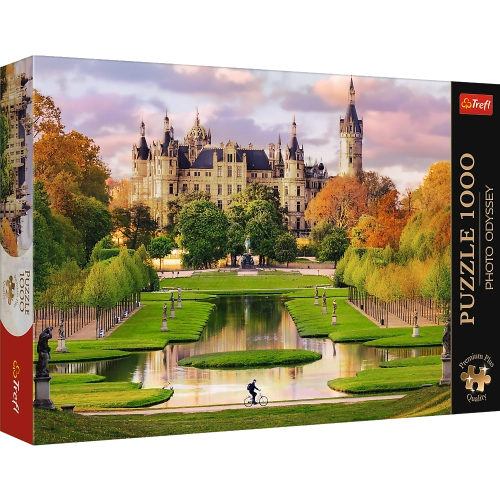 Puzzle - "1000 Premium Plus" - Photo Odyssey: Schwerin Castle, Germany Trefl 10814