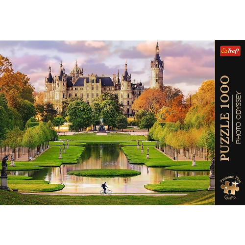 Puzzle - "1000 Premium Plus" - Photo Odyssey: Schwerin Castle, Germany Trefl 10814
