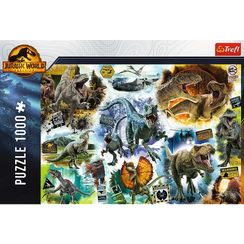 Puzzle - "1000" - On the Trail of Dinosaurs 10727