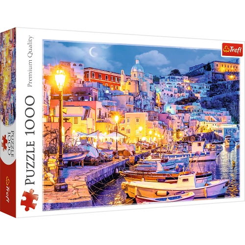 Puzzle - "1000" - Procida Island at night, Italy 10794