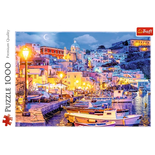 Puzzle - "1000" - Procida Island at night, Italy 10794