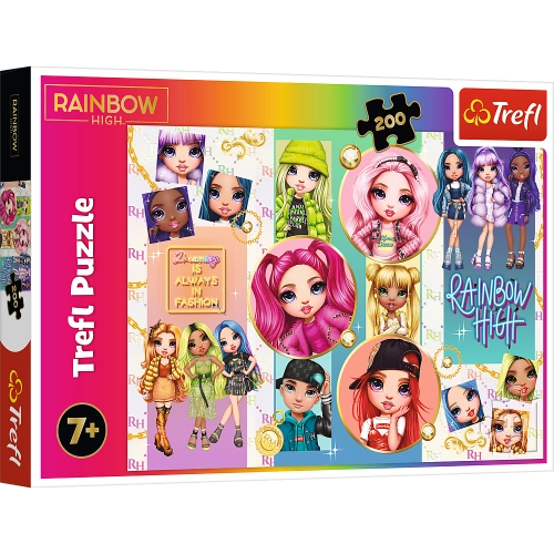 Puzzle - "200" - Friendship Rainbow High Trefl 13289