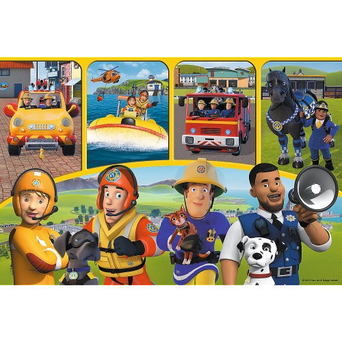 Puzzle - "24 Maxi" - Fireman Sam and Friends Trefl 14356