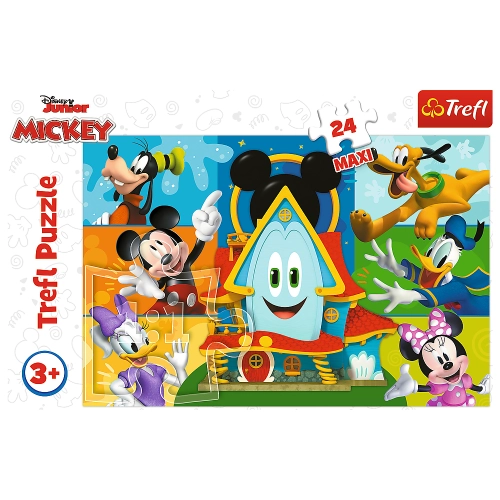 Puzzle - "24 Maxi" - Mickey Mouse and Friends Trefl 14351