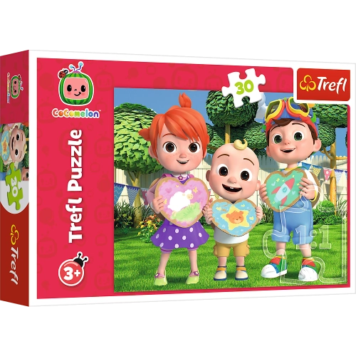 Puzzle - "30" - Cocomelon, Let's play together! Trefl 18295