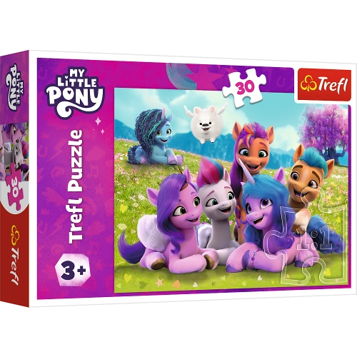 Puzzle - "30" - Friendly Pony Horses My Little Pony Trefl 18299