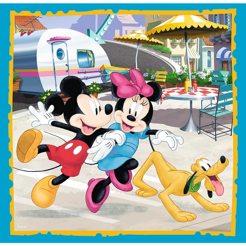 Puzzle - "3in1" - Mickey Mouse with friends Trefl 34846