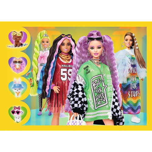 Puzzle - "4 in 1" - Happy World of Barbie Trefl 34626