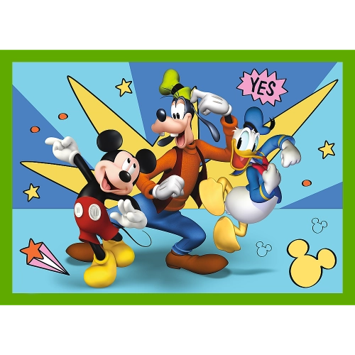 Puzzle - "4in1 (12, 15, 20, 24)" - Among friends Mickey Mouse Trefl 34616