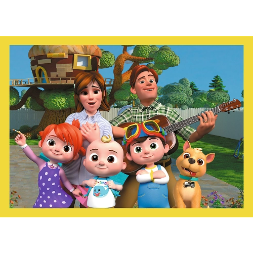 Puzzle - "4in1 (12, 15, 20, 24)" - Cocomelon, Meet the heroes Trefl 34647