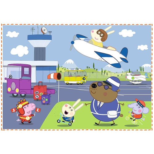 Puzzle - "4in1" - Holiday memories / Peppa Pig Trefl 34359