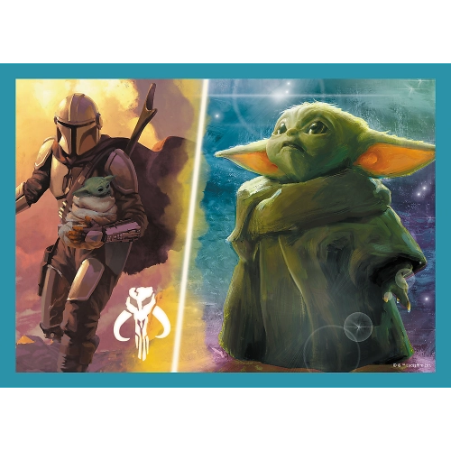 Puzzle - "4in1" - Mandalorian Trefl 34397