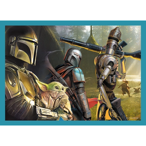 Puzzle - "4in1" - Mandalorian Trefl 34397