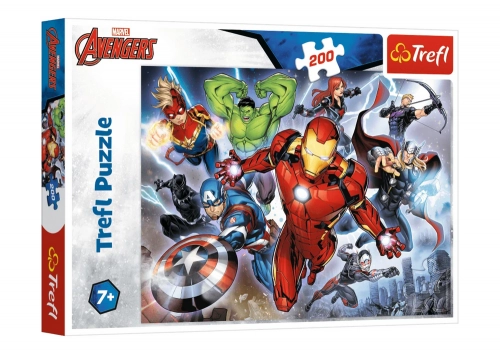 Puzzle 200 pcs. Brave Avengers Disney Marvel Trefl 13260