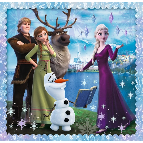 Puzzle 3in1 Frozen Magical Tale Trefl 34853