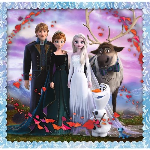 Puzzle 3in1 Frozen Magical Tale Trefl 34853
