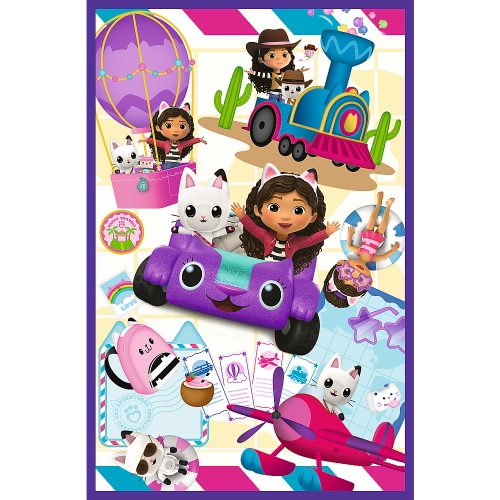 Puzzle 3x80 - Colorful Days of Gabby Trefl 34882