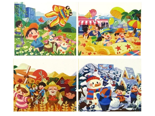 Puzzle 4 in 1 , 4 Seasons