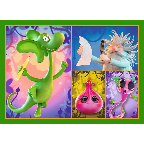 Puzzle 4in1 World of the Diplodocus Dragon - Human Film Diplodocus 34663